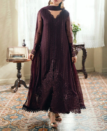 Azure Chiffon Partywear Dress|5481