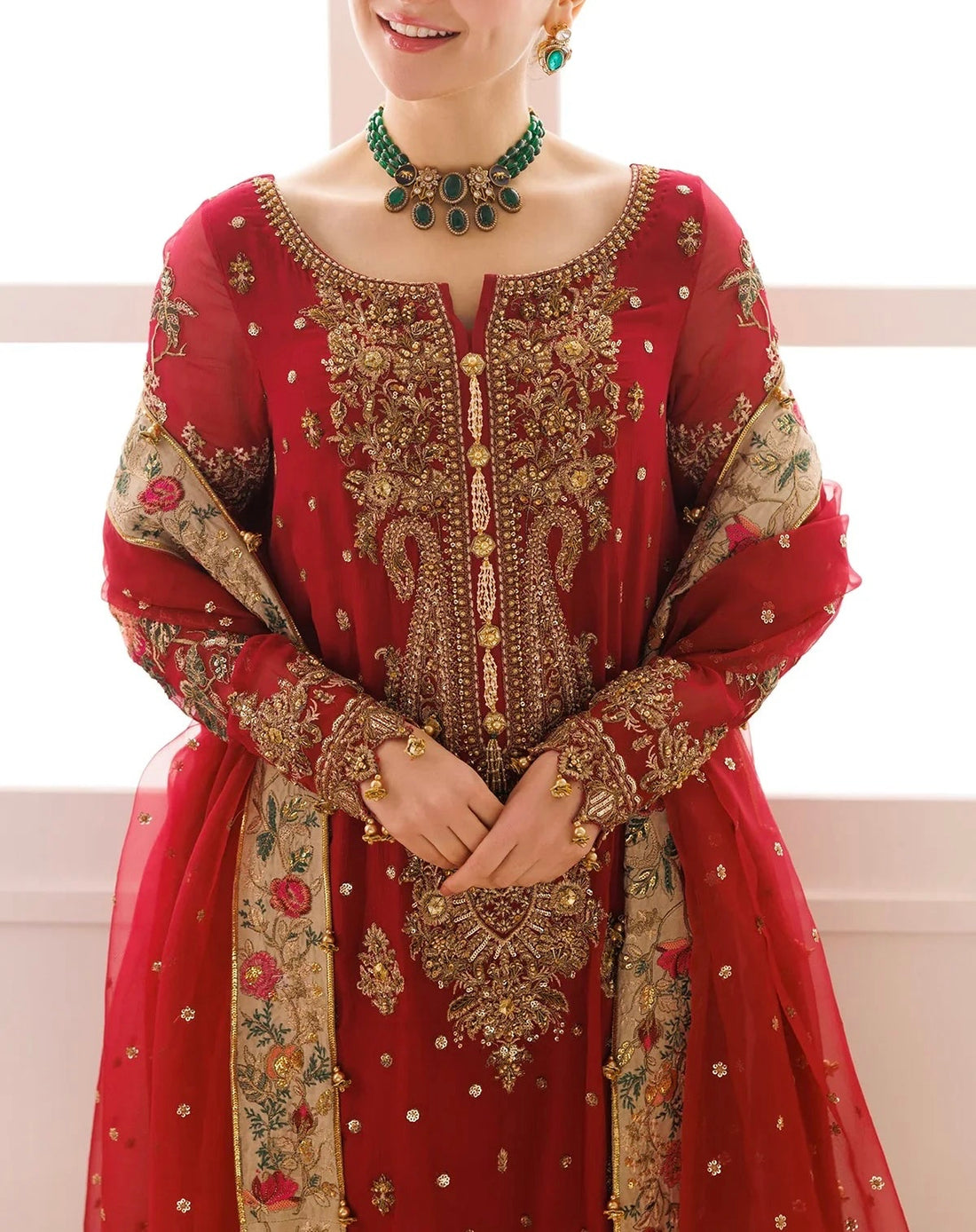 Charizma Luxury Chiffon Partywear Dress|5366