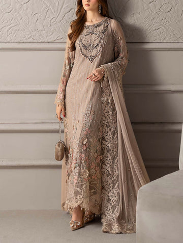 Maria B Luxury Chiffon Partywear Dress | 5331