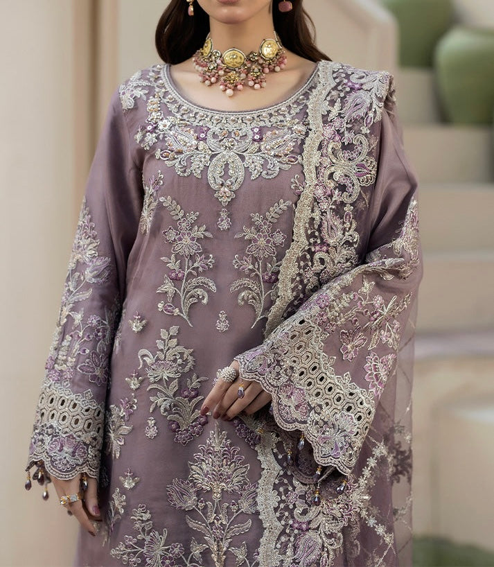 Imrozia Luxury Organza Partywear Dress |ZEHRAAB 5503