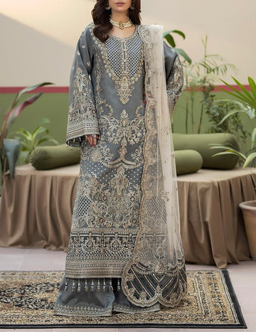 Imrozia Luxury Organza Partywear Dress|SUKOON 5501