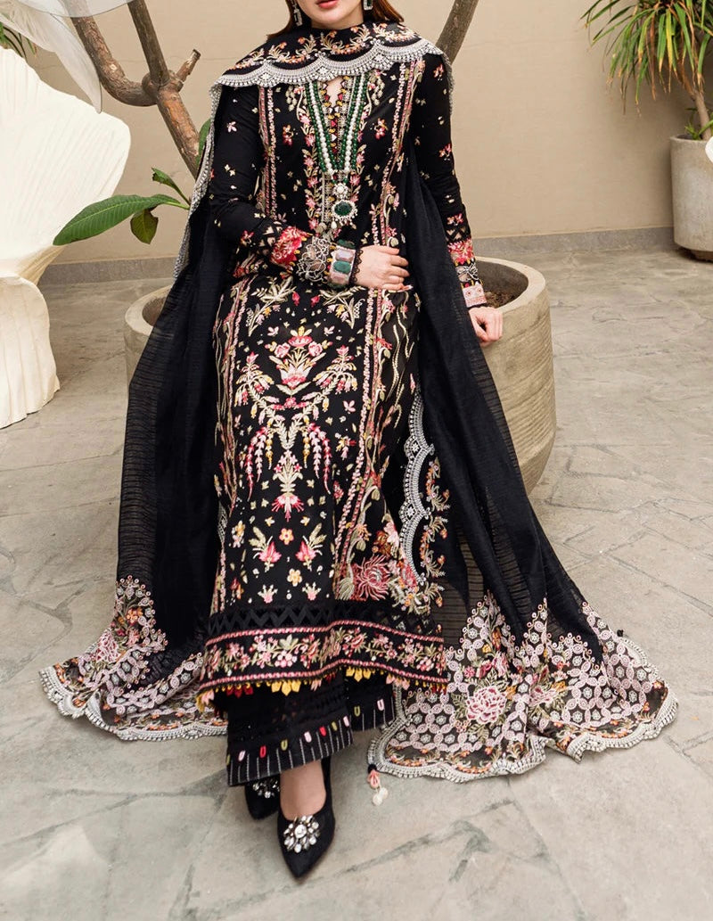 Qalamkar Hannah Luxury Lawn PartyWear Dress | 5291