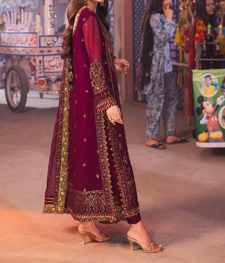 Asim Jofa Chiffon Partywear Dress |5342