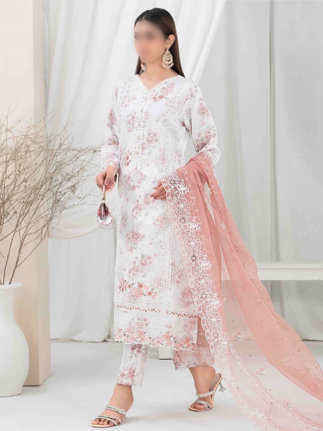 Kss Clothing Organza PartyWear Dress | Kss-184