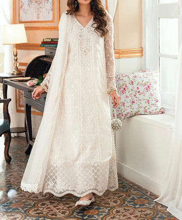 Azure Chiffon Partywear Dress|5484