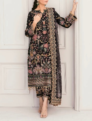 Baroque Luxury Net Party Wear Dress |5361