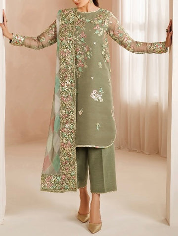 Farasha By Baroque Chiffon Dress |5370