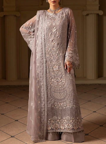 Lavish Premium Embroidered Chiffon Collection 2026 (Dusty Rose)|5307