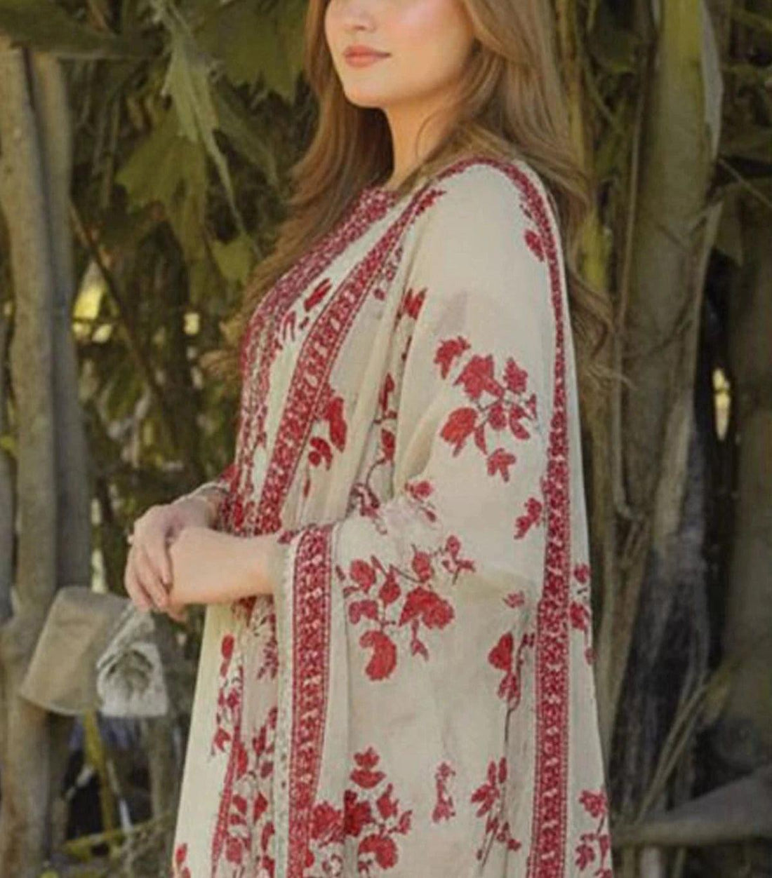 Aneela's Lawn Printed/Emb Collection | 5401