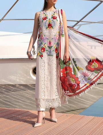 MariaB Lawn 2026 PartyWear Dress | 5444