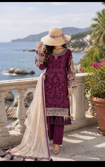 Husn-E-Suroshi Chiffon Dress|SR-02