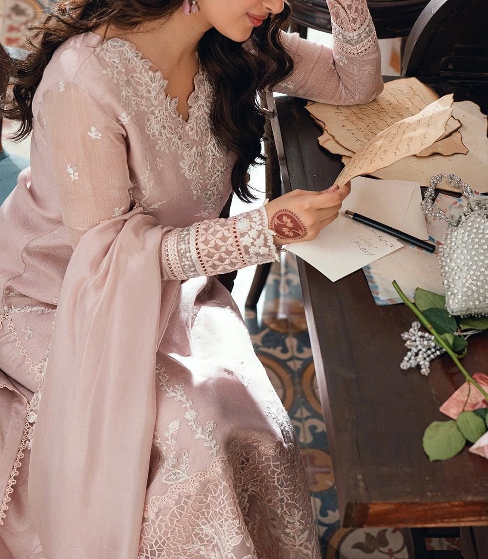 Azure Chiffon Partywear Dress|5482
