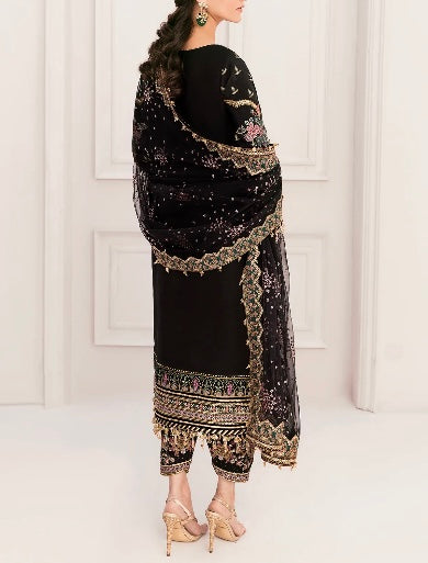 Baroque Luxury Net Party Wear Dress |5361