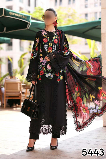 MariaB Lawn 2026 PartyWear Dress | 5443