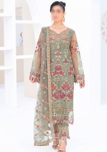 Rimsha Chiffon/Net Partywear Dress Kss-101