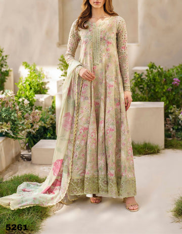 Iznik Luxury Lawn Formal Wear Dress |5261