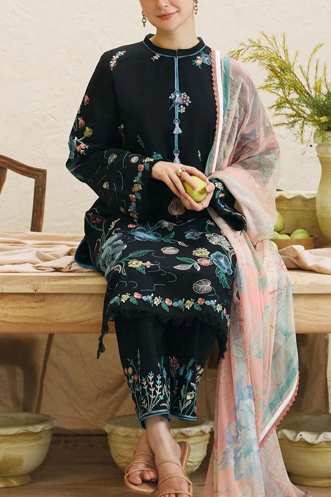 Kss Clothing Lawn Luxury Party Wear Dress | Kssl-249 ( Unstitched )