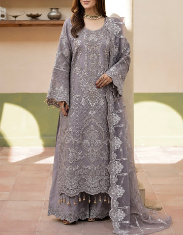 Imrozia Luxury Organza Partywear Dress |Narmeen 5505
