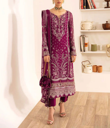 Gulal Chiffon PartyWear Dress | 5357