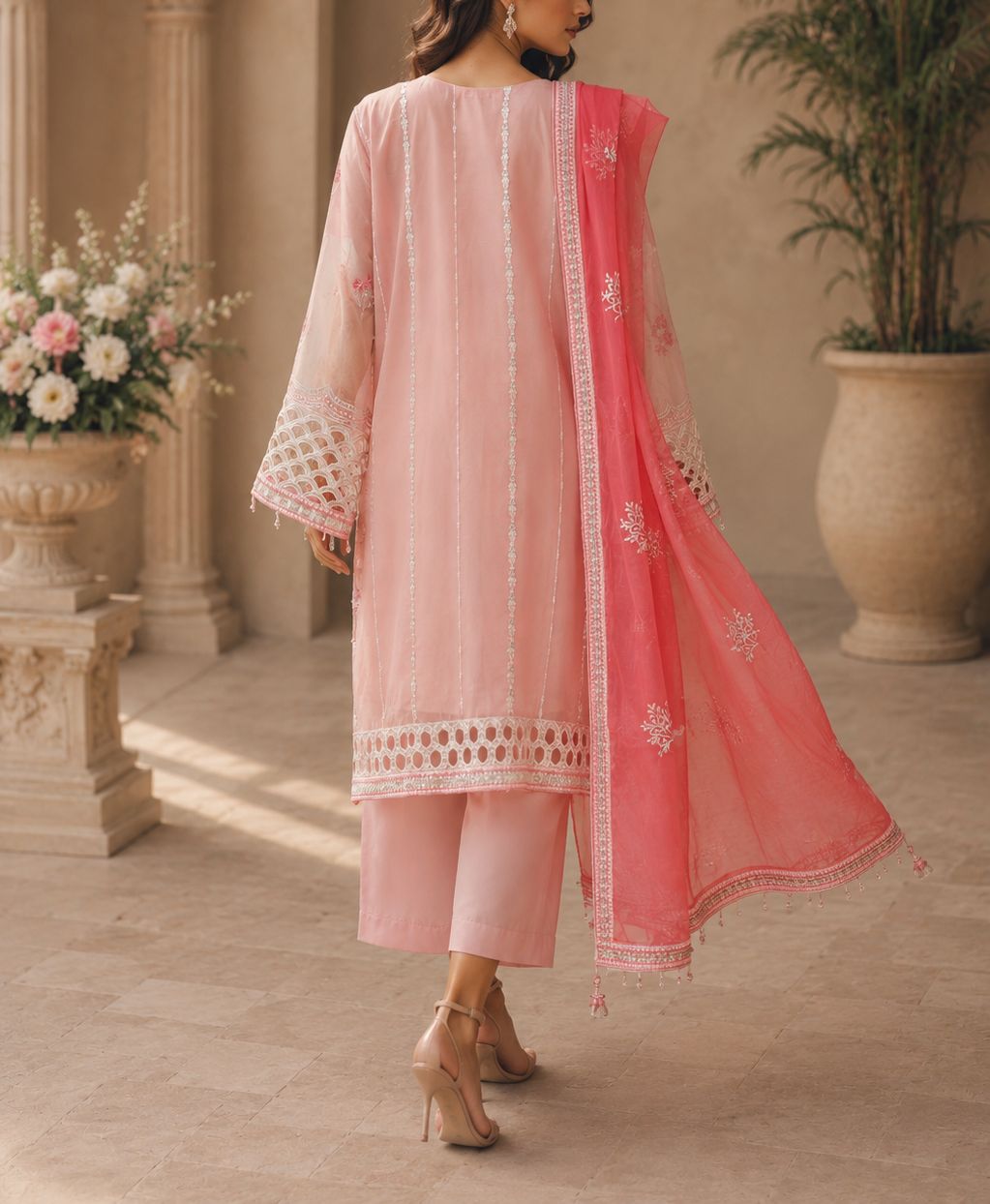 Husn-E-Suroshi Chiffon Dress|SR-04