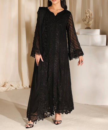 Azure Chiffon Partywear Dress|5473