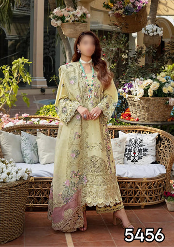 Elaf Luxury Lawn PartyWear Dress |5456