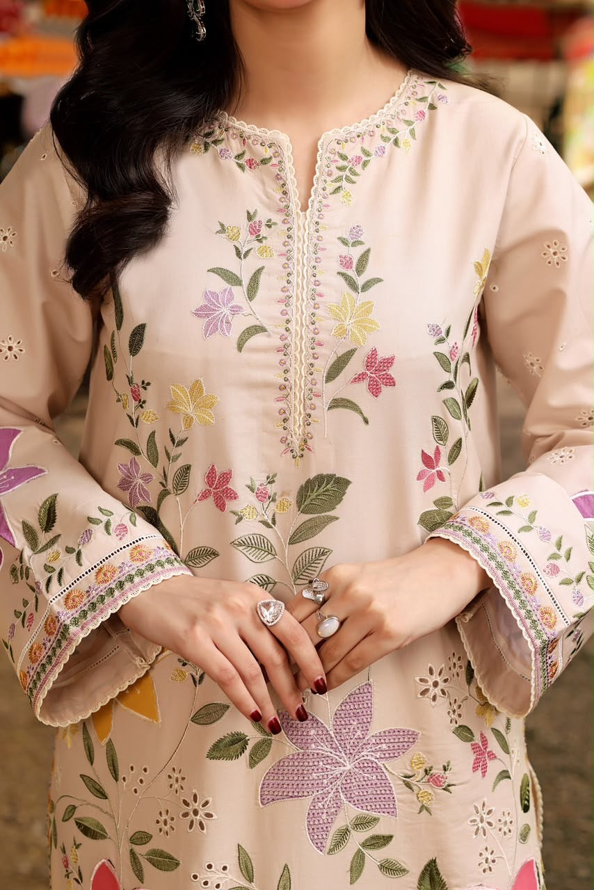 Aneelas Luxury Lawn Partywear Dress |5455