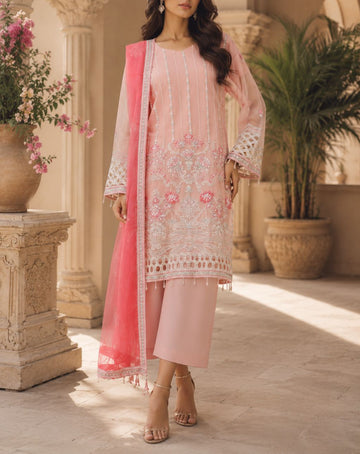 Husn-E-Suroshi Chiffon Dress|SR-04