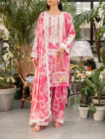 MariaB Lawn Printed/Emb Collection|5383