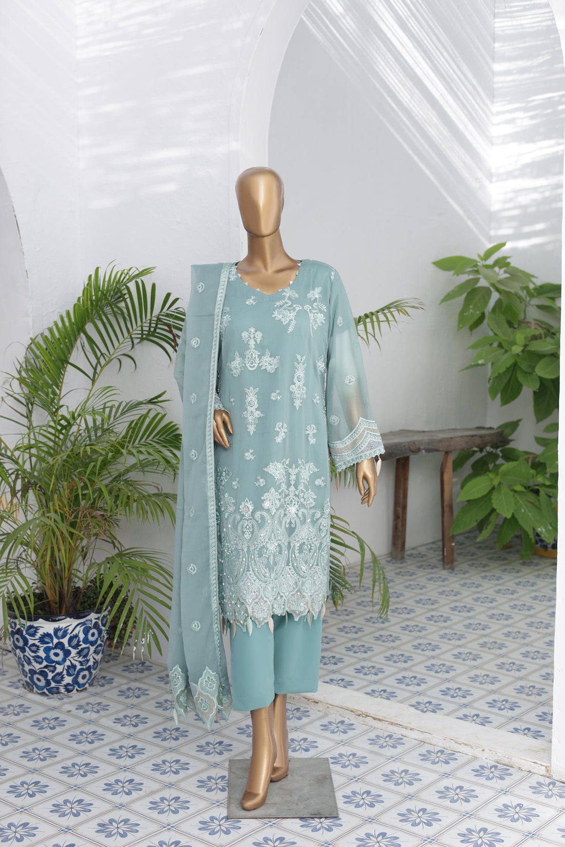 Husn-E-Surochi Chiffon Collection |SR-05 (THANDAK)