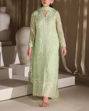 Azure Chiffon Partywear Dress|5496