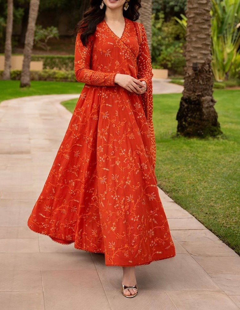 Faiza Saqlain Luxury Partywear Dress|5475