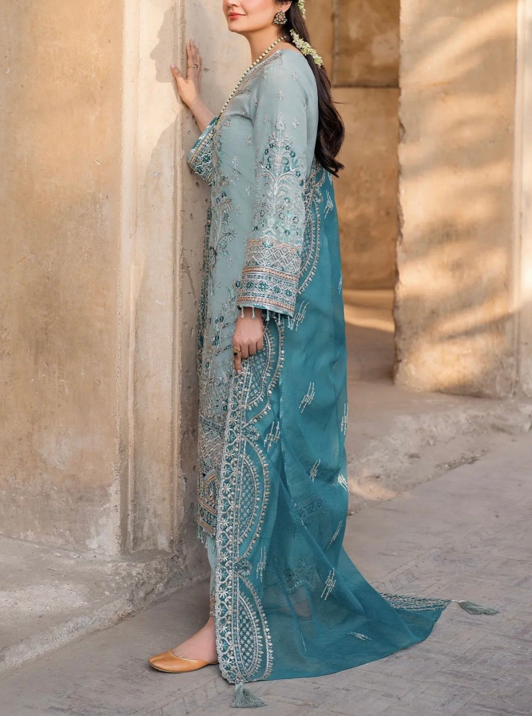 Nameera By Farooq Chiffon Dress|5471