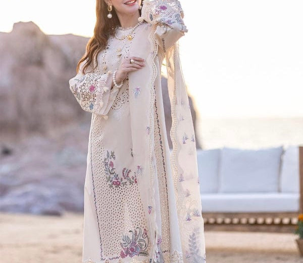 Qalamkar Lawn ChickenKari Party Wear Dress |5375