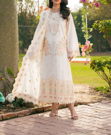 Elaf Luxury Lawn PartyWear Dress|5437