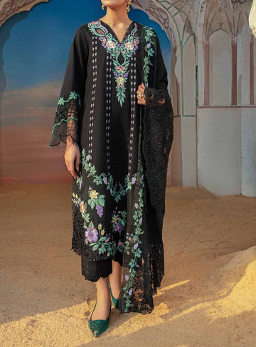 Crimson Luxury Lawn PartyWear Dress | Kssl-136