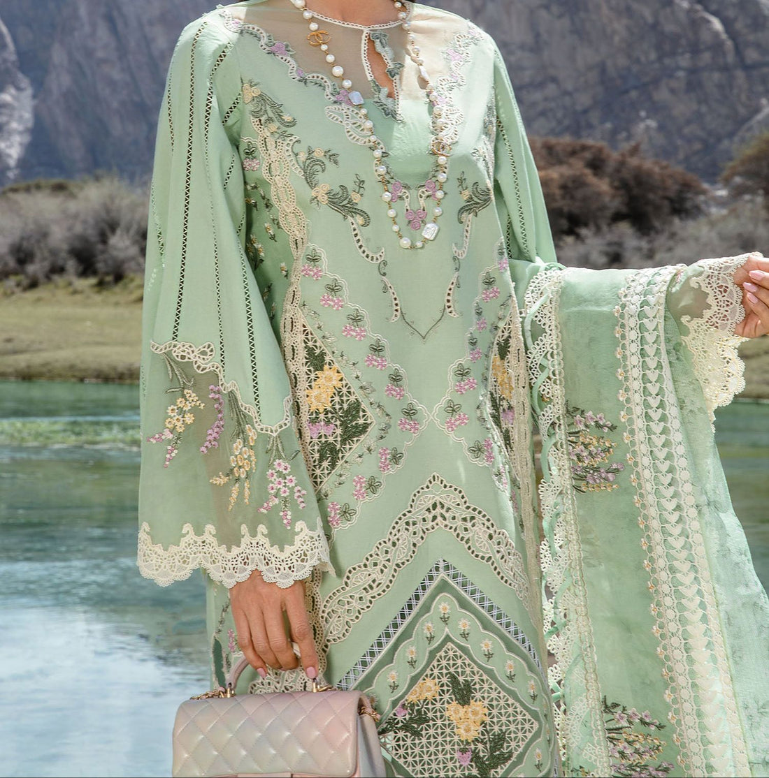 Crimson Lawn ChickenKari  PartyWear  Dress | 5278