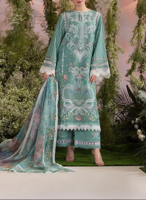 Sobia Nazir ChickenKari Lawn/Cotton Net PartyWear Dress|5279